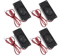 DWEII 4 altavoces de 3 W y 4 ohmios con interfaz JST-PH2.0 compatible con proyectos Arduino y electrónicos