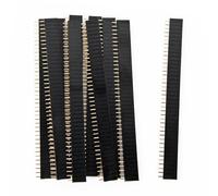 DWEII 60 tiras de conector hembra recto de una sola fila de 2,54 mm de espaciado para Arduino Shield