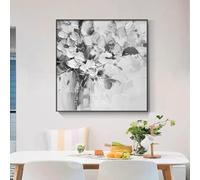 Dwetcxo Laminas para Cuadros Abstracto Gris Blanca Cuadros Decoracion Salon Modernos Dormitorios Laminas Decorativas pared Lienzos Decorativos sin Marco Lienzo Decorativo para Pared 40x60cm