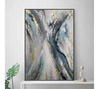 Dwetcxo Laminas Para Cuadros Azul Marino Dorado Cuadros Decoracion Salon Modernos Dormitorios Laminas Decorativas Pared Lienzos Decorativos Decoración Pared Salon Baño Sin Marco 60x90cm