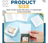 DWFEYOI - 10 fundas protectoras de plástico transparente para Gameboy Color GB/GBC/GBP (caja de almacenamiento para cartuchos de juego)