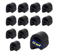 DWFEYOI 12 Piezas Pies de Goma para Parrillas de Cocina de Gas 9 mm x 10 mm Repuesto de rejilla para cocinar en la cocina, patas de soporte de goma antirayaduras para rejilla de cocinar