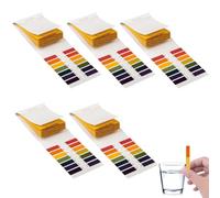 DWFEYOI 400 tiras tornasol pH de 1 a 14 papel de prueba- Ideal para probar muchas sustancias cotidianas habituales, como zumo de limón, leche, etc