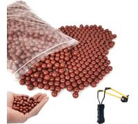 DWFEYOI Bolas para tirachinas, 200 unidades de bolas de barro, bolas de arcilla, ecológicas, para catapulta con cualquier tirachinas de caza
