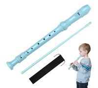 DWFEYOI Flauta Dulce Soprano 8 Agujeros, Clásica, para Niños Principiantes, con Bolsa, Varilla de Limpieza y Tabla de Digitación - C Mayor, Plástico