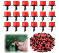 DWFEYOI Goteros de Riego, 50pcs Rociadores de Riego Ajustables,Ajustable Boquilla Aspersor,Pulverizador y Gotero Automatico,Boquillas de Nebulización de Riego,para Jardines Vegetales