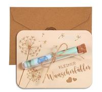 DWFEYOI Regalo de dinero de madera, Regalos de dinero de diente de león Regalo de cumpleaños con sobres Sobre de regalo de boda Regalo de dinero de boda con tubo de ensayo