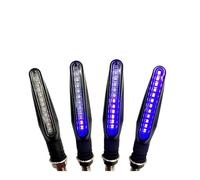 DWGVHGVW Giro Luces circulación Intermitentes LED para Motocicleta, luz de Flujo de Agua, lámpara de señal para CBR500F, CBR250R, CBR650R, CBR650F, CBR125R, CBR300R, 4 Unidades