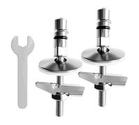 Dwitkul 2 Piezas M6 x 71,5mm Bisagras Tapa WC Fijación de Asientos de Inodoro de Acero Inoxidable para Montar y Fijar la Tapa del Inodoro