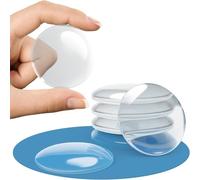 Dwitkul Galace - Tope de puerta para pared (40 mm, 6 unidades, protector de puerta ideal - Tope de pared