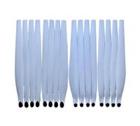 DWOGCEBX 16 Piezas Propulsoras de plegamiento de Carbono de Nylon Blanco 2 Tipos compatibles con Accesorios de Drones Relacionados con la Agricultura de la Serie T40 T50(16pcs New Upgraded)