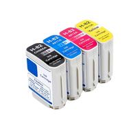 DWOGCEBX 3X Compatible con Cartucho de Tinta Negro 82 82 CH565A Compatible con Designjet 510 800 800ps 815 820 10ps 120nr 20ps 500(One Set)