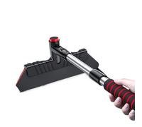 DWOGCEBX Raspador de Hielo Giratorio telescópico Tres en uno, Mango de Espuma, Pala de Nieve para vehículo, Cepillo de Nieve Desmontable Multiusos Compatible con