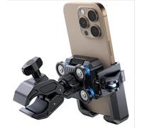 DWOGCEBX Soporte de teléfono para Motocicleta, Amortiguador de vibración Dual, Soporte Universal para teléfono de Bicicleta para teléfonos de 4, 7 a 7 Pulgadas