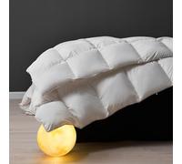 DWR Edredón Nórdico de Plumas, Edredón Cama 90,Alto Relleno Pluma y Plumón,Calor Medio para 4 Estaciones 275gr/㎡,Certificado Oeko-Tex y RDS,155x220cm