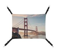 DWTJKMS Golden Gate Bridge - Hamaca para gatos, hamacas suaves para dormir, hamaca ajustable para mascotas para todas las estaciones, para gatos, hurones, cachorros, conejos, animales pequeños