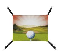 DWTJKMS Hamaca deportiva de golf para gatos, hamacas suaves para dormir, hamaca ajustable para mascotas para todas las estaciones, para gatos, hurones, cachorros, conejos, animales pequeños (clásica)