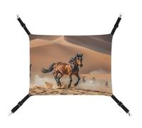 DWTJKMS Hamaca para gatos corriendo en tormenta del desierto, hamacas suaves para dormir, hamaca ajustable para mascotas para todas las estaciones, para gatos, hurones, cachorros, conejos, animales