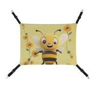 DWTJKMS Happy Bee - Hamaca para gatos, hamacas suaves para dormir, hamaca ajustable para mascotas para todas las estaciones, para gatos, hurones, cachorros, conejos, animales pequeños (clásica)