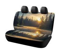 DWTJKMS Sunrise on The Lake - Funda de asiento de coche antideslizante para asiento trasero, funda duradera a prueba de arañazos, tamaño universal para asientos de automóvil, camiones y SUV