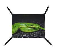 DWTJKMS The Green Snake - Hamaca suave para dormir, hamaca ajustable para mascotas para todas las estaciones, para gatos, hurones, cachorros, conejos, animales pequeños (clásica)