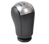 DWTNMEX Palanca Velocidad Coche Para Ford Para Focus 2 Para Mondeo MK2 2004-2011 Para Perilla Palanca Cambios 5/6 Velocidades Estilo Coche Palanca Cambios Perilla Cambio Marchas(5 Speed Silver knob)