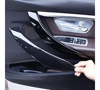 DWVV Negro F30 328i Tirador de Puerta del Coche para BMW F30 F31 F32 F33 F34 F36 F80,Manijas de la puerta interior del automóvil (Negro Derecho)