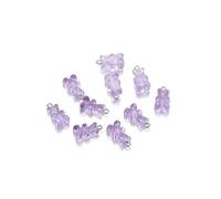 Dww-50 Pices Pendentifs Ours en Rsine Color Ours Bonbons Charmes Dessin Anim Ours Porte-cls Collier Charme Mignon Bracelet Accessoires pour Enfant DIY