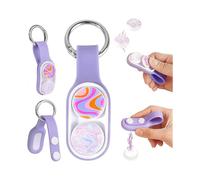 Dww-Gadget pop-up magntique (violet), clic-clic-clic, jouet flip-clic, pour le soulagement du stress, l'autisme, cadeau cratif