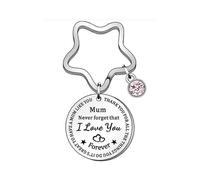 Dww-Maman, fille, porte-cls du fils n'oublie jamais que je t'aime maman, maman, anniversaire, cadeau de Nol porte-cls femme sculpture Merci pour tout