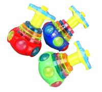 dwxnauixl 3 Piezas de Juguete giroscópico, trompos giratorios, Paquete de 3, para Madera, para Autismo, Piezas con luz, Populares para Regalos y para Personas