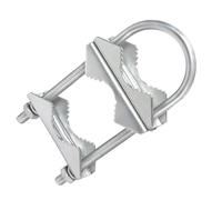 dwxnauixl Abrazadera de mástil de Antena versátil Pernos en U Soporte de Montaje de tubería Soporte de de mordaza en V confiable Conjunto de Hardware para