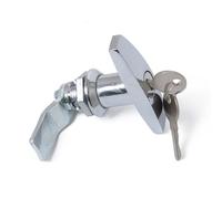 dwxnauixl Cerradura con manija en T para Puerta de gabinete, de Grado Industrial, con apriete por compresión, manija en T para gabinete Industrial, aleación Zinc, Plata