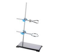 dwxnauixl Estante de Hierro para Laboratorio Completo Recursos didácticos Escolares Promueva oportunidades de Aprendizaje práctico con Conjuntos de Equipos de, Plata, 30cm