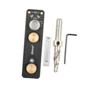 dwxnauixl Guía de brocas robusta para perforación vertical para perforaciones precisas en proyectos de perfiles de aluminio, etc. Simplemente ajuste la
