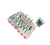 dwxnauixl Juego de Soldado 203 Piezas Tanques Aviones Banderas Accesorios Regalo Divertido y Realista Niños Niñas Incluye 6 Piezas Bolsa de Arena Regalo