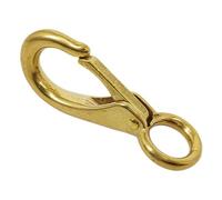 dwxnauixl Mosquetón para Barcos, Resistente Gancho con Resorte, Ideal para navegantes Que Buscan soluciones duraderas. Mide 9,7 cm de Largo y 1,9 cm de Ancho.