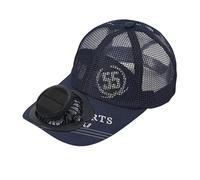 dwxnauixl Sombrero Transpirable con Protector Solar para Ciclismo. Mantente Protegido y Fresco. Sombrero de ala Ancha con Protector Solar y Ventilador Incorporado en ABS, B