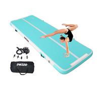 Dwzdd Gimnasia Air Matte Track, 3 m/4 m/5 m/6 m Esterilla de gimnasia para niños, colchoneta inflable Tumble Pista para el hogar/gimnasio/entrenamiento/animadora/agua
