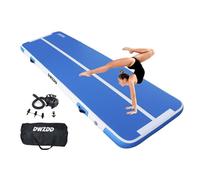 Dwzdd Gimnasia Air Matte Track, 3 m/4 m/5 m/6 m Esterilla de gimnasia para niños, colchoneta inflable Tumble Pista para el hogar/gimnasio/entrenamiento/animadora/agua