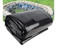 DWZL Membrana Piscinas Jardín, Revestimiento HDPE Piscinas Peces Revestimiento Preformado Duradero Y Flexible para Piscinas Exteriores, Protección Duradera Paisajismo Flexible(Size:7 * 7m,Color:20S)