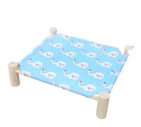 DWZXL Cama para Mascotas Cama for Gatos Cama for Gatos extraíble y Lavable Cama de Verano suspendida Fresca y Transpirable Cama for Campamento for Perros Cama para Mascotas Grande(2)