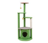 DWZXL Columpio para Gatos Cómodo Marco de Escalada for Gatos, Torre Grande for Gatos, Nido de Madera Maciza for Gatos, rascador Universal for Gatos, Juguete for Gatos Lindo Columpio para Gatos(A)