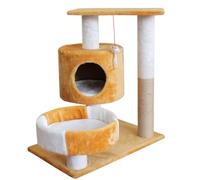 DWZXL Columpio para Gatos Marco de Escalada for Gatos, árbol for Villa, rascador for Gatos, Nido for Gatos, rascador for Gatos, Plataforma for Saltar Lindo Columpio para Gatos(8)