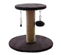 DWZXL Columpio para Gatos Marco De Escalada For Gatos, Cuerda De Cáñamo Pequeña, Poste Rascador For Gatos, No Ocupa Espacio, Plataforma De Escalada For Gatos Lindo Columpio para Gatos(Brown,A)