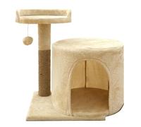 DWZXL Columpio para Gatos Marco De Escalada For Gatos, Nido For Gatos, Árbol For Gatos Integrado, Pequeña Estera De Ratán De Verano, No Arroja Tabla De Sisal For Gatos Lindo Columpio para Gatos(M)