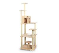 DWZXL Columpio para Gatos Marco de Escalada for Gatos pequeños, Marco de Escalada for Gatos, Nido de Gato de Lujo Grande, Poste rascador for Gatos, Villa Sword Cat Lindo Columpio para Gatos