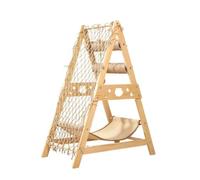 DWZXL Columpio para Gatos Marco de Escalada for Gatos, Red de Escalada, Nido de Madera for Gatos, Plataforma de Salto, Marco for Gatos Adecuado for Jugar y Dormir Lindo Columpio para Gatos