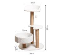 DWZXL Columpio para Gatos Marco de Escalada for Gatos, Soporte for Gatos, Nido for Gatos, árbol con Plataforma de Salto, Poste rascador for Gatos, Tablero rascador for Gatos Lindo Columpio para Gatos