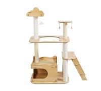 DWZXL Columpio para Gatos Rascador Creativo For Gatos De Interior, Torre For Gatos, Nido For Gatos, Poste De Sisal Integrado Lindo Columpio para Gatos(B)